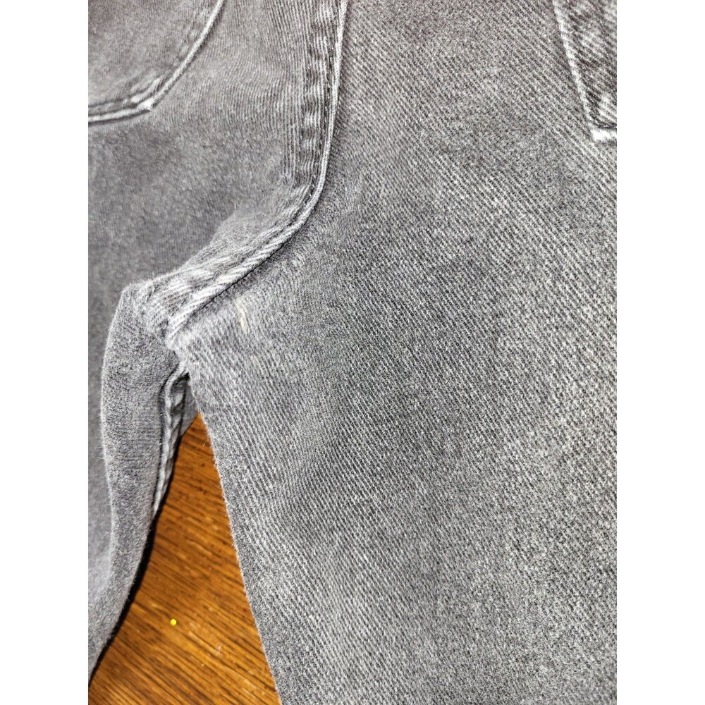 Vintage Lee Mens 2005908 Washed Black Rigid Denim Jeans 33x32 Y2K 2006 Mexico - Picture 15 of 16